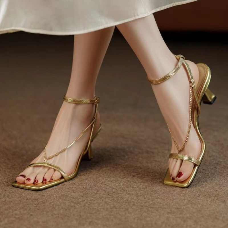 Body Jewelry Back - New Summer Fashion Square Toe Women's