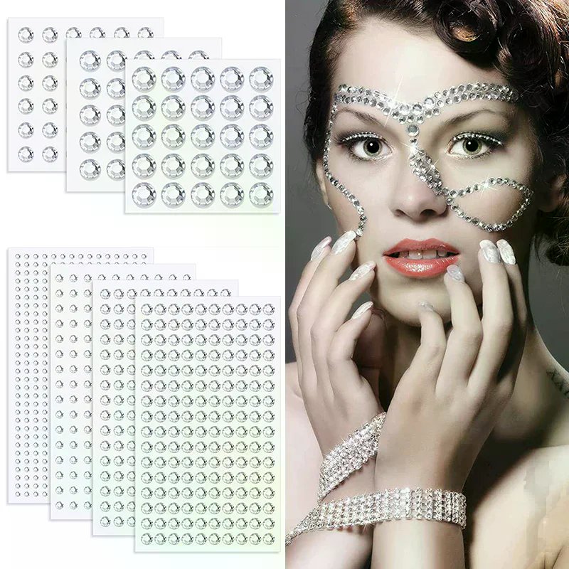 Self Adhesive Face Hair Gems R – Body Jewelry Stickers Bewertung und Preis