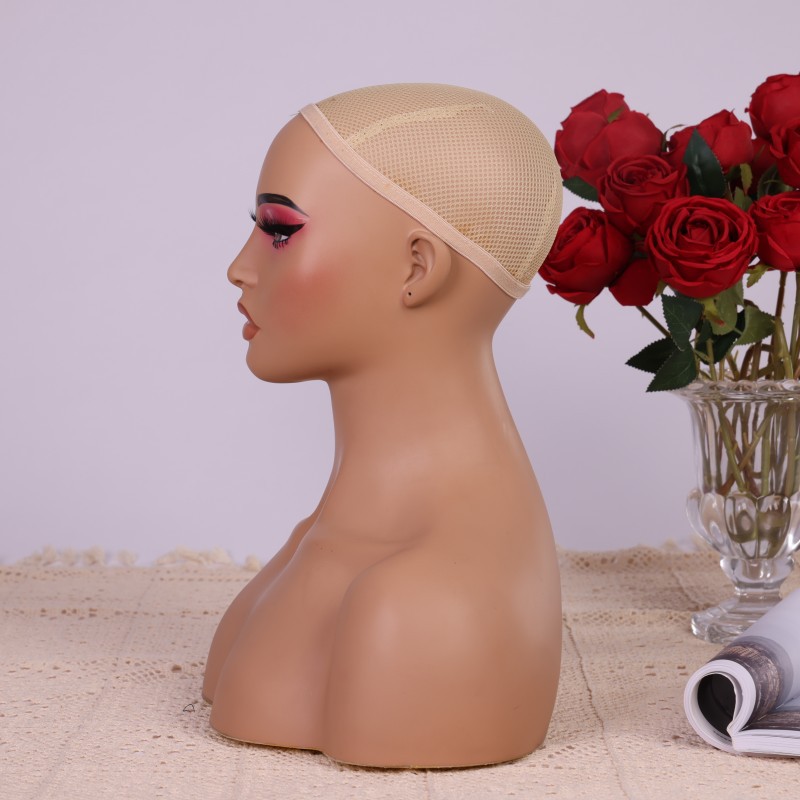 PVC Half Body Mannequin Head w – Body Jewelry Store Bewertung und Preis