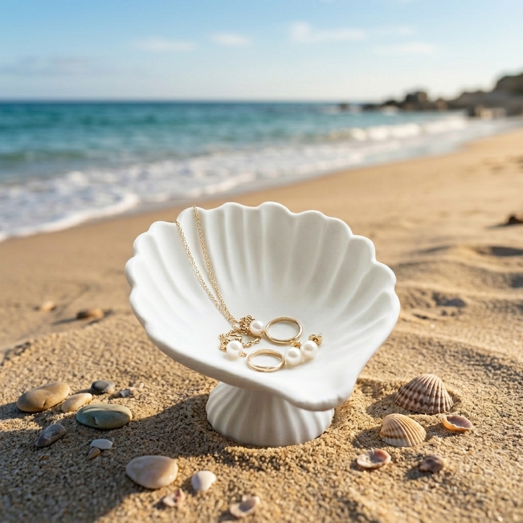 Seashell Jewelry Dish Trinket  – Body Jewelry Beach Bewertung und Preis