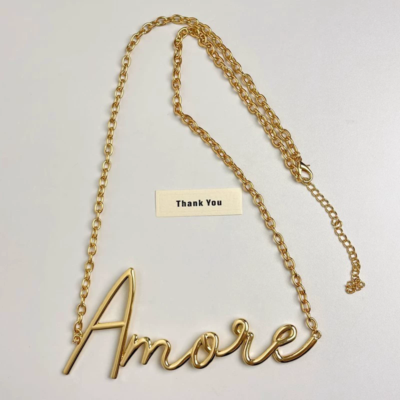2025 New Retro Gold Letter Wai – Body Jewelry Beach Bewertung und Preis