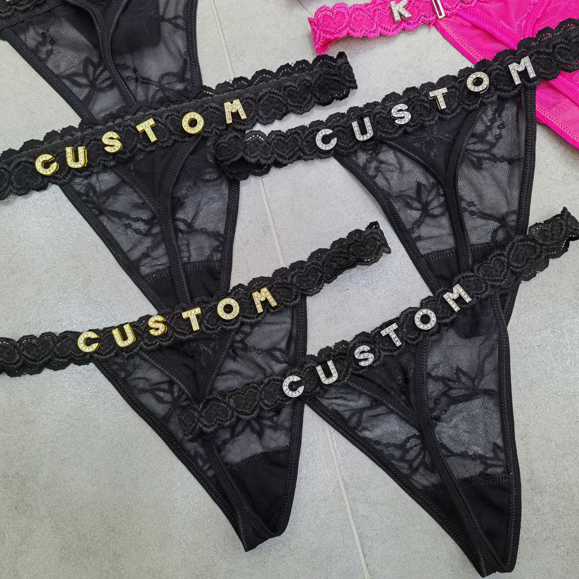 Customize Thongs Crystal Name  – Body Jewelry For You Bewertung und Preis