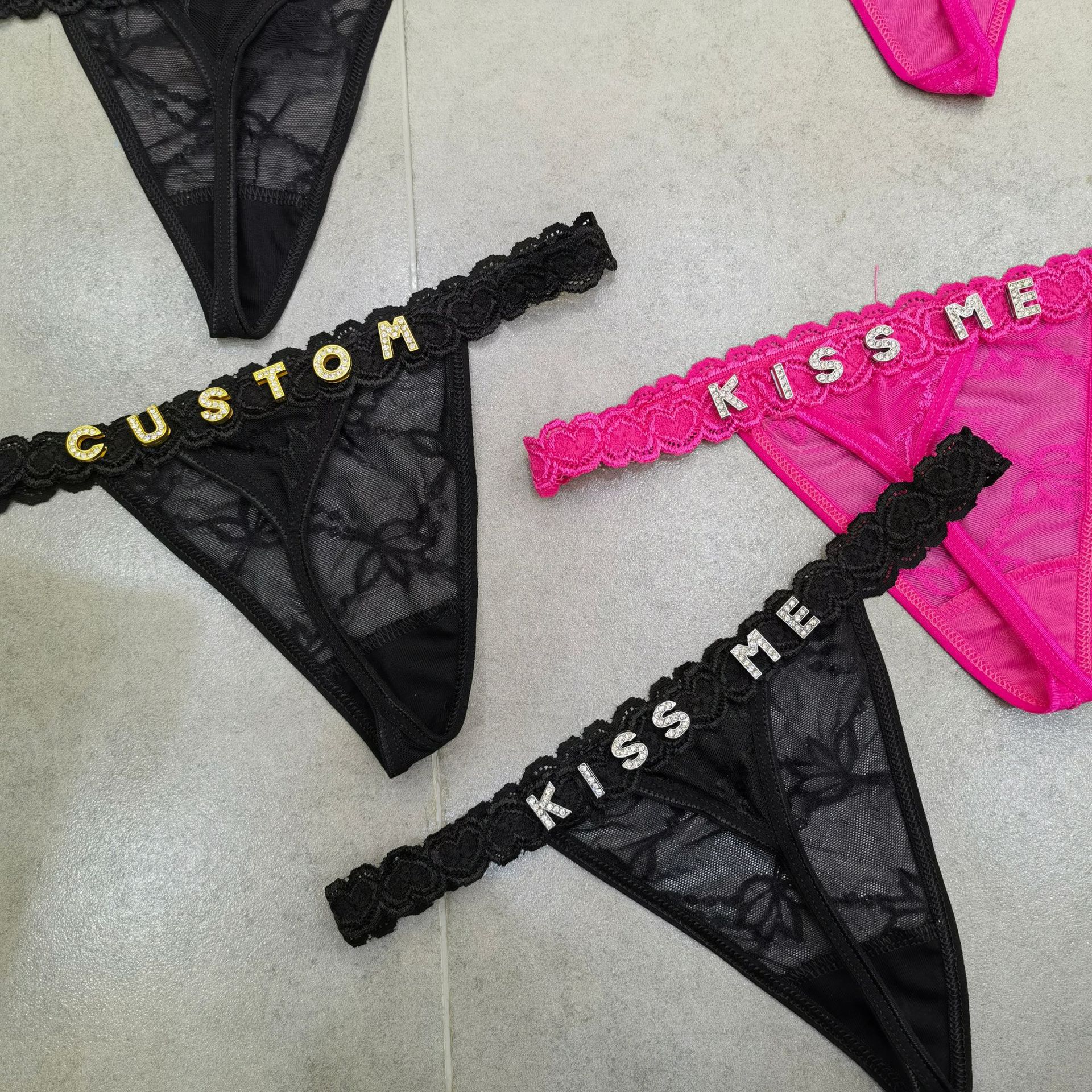 Customize Thongs Crystal Name  – Body Jewelry For You Bewertung und Preis