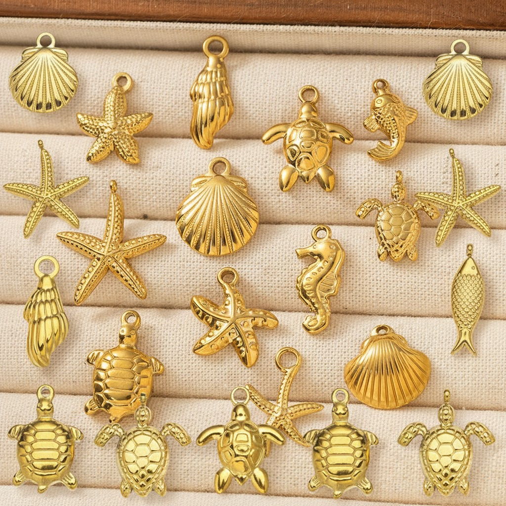10pcs Stainless Steel Summer B – Body Jewelry Beach Bewertung und Preis
