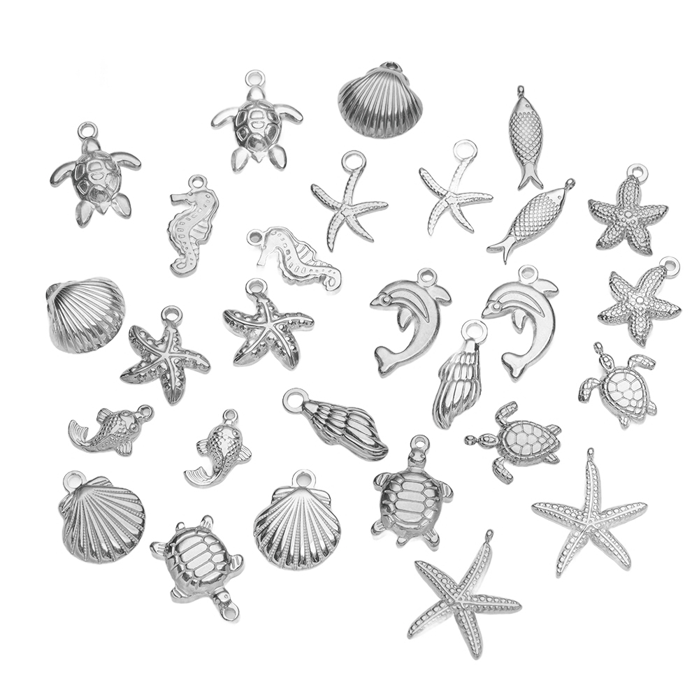 10pcs Stainless Steel Summer B – Body Jewelry Beach Bewertung und Preis