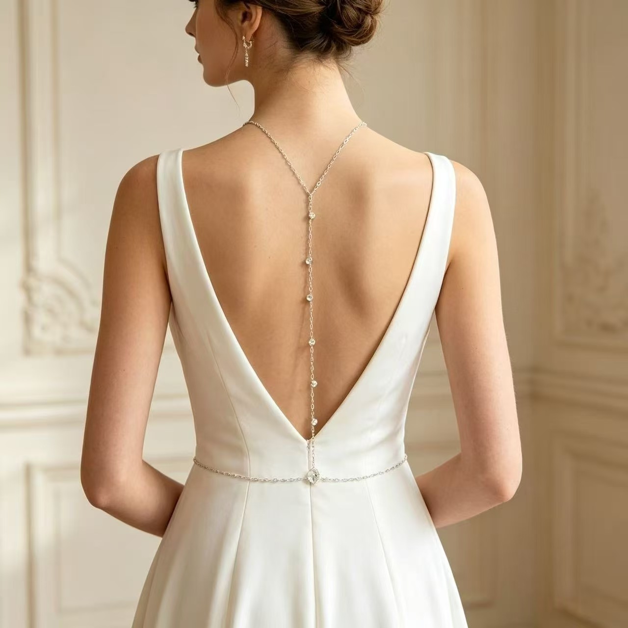 Elegant and graceful bridal ba – Body Jewelry Back Bewertung und Preis