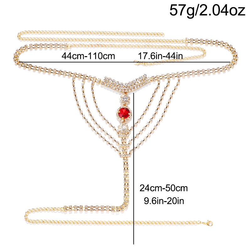 Crystal Rhinestone Body Chain  – Qualiti Body Jewelry Bewertung und Preis