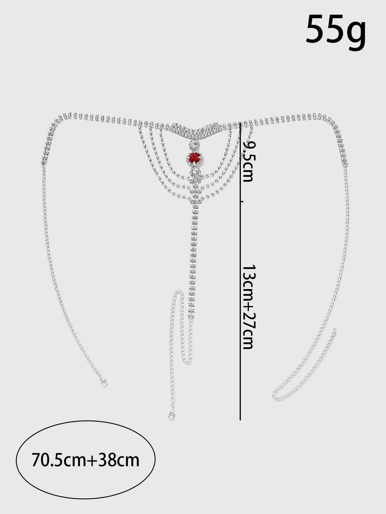 Crystal Rhinestone Body Chain  – Qualiti Body Jewelry Bewertung und Preis