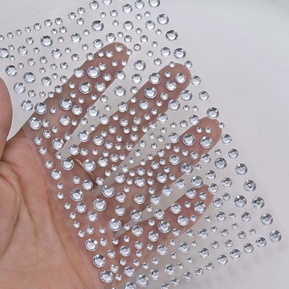 1 Sheet Silver-White Glitter 3 – Body Jewelry Stickers Bewertung und Preis