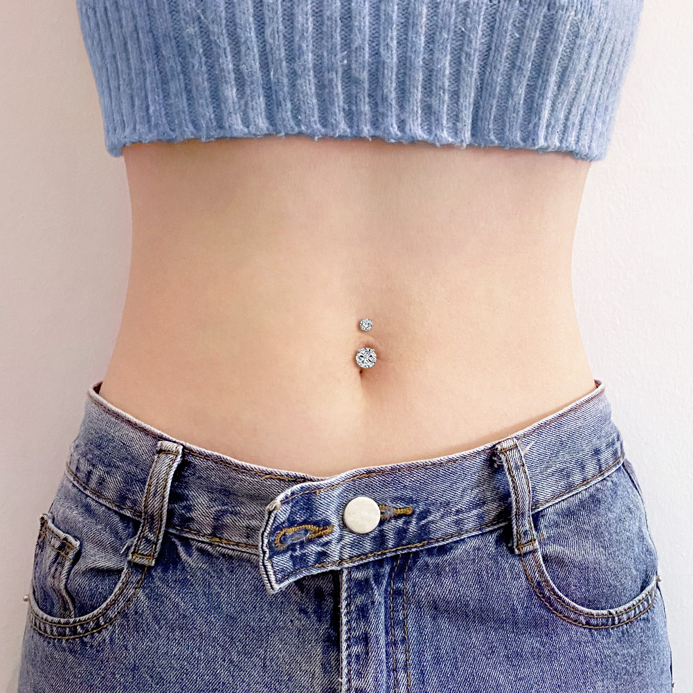 Fake Belly Piercing Cubic Zirc – Body Jewelry Stickers Bewertung und Preis