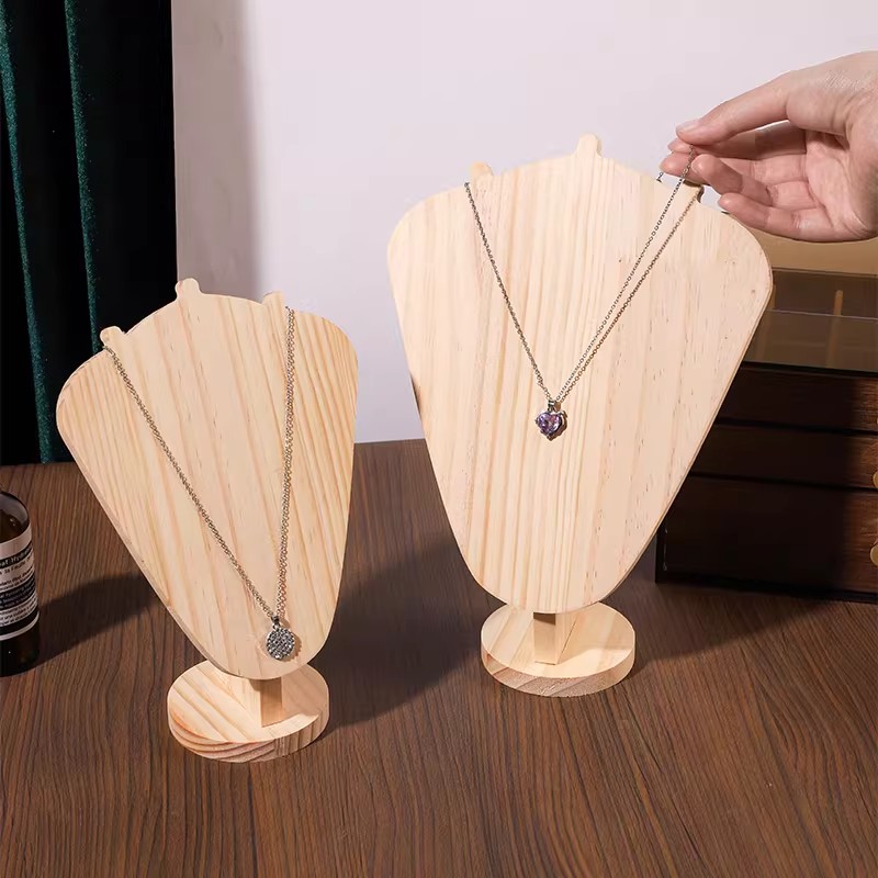 Wood Necklace Display Stand, J – Body Jewelry Holder Bewertung und Preis