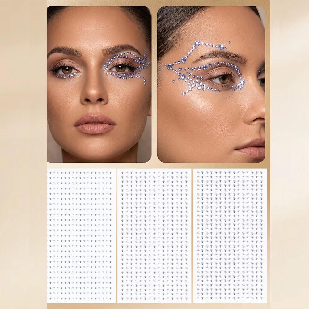 Fake Nose Rings Face Gems Hair – Body Jewelry Stickers Bewertung und Preis
