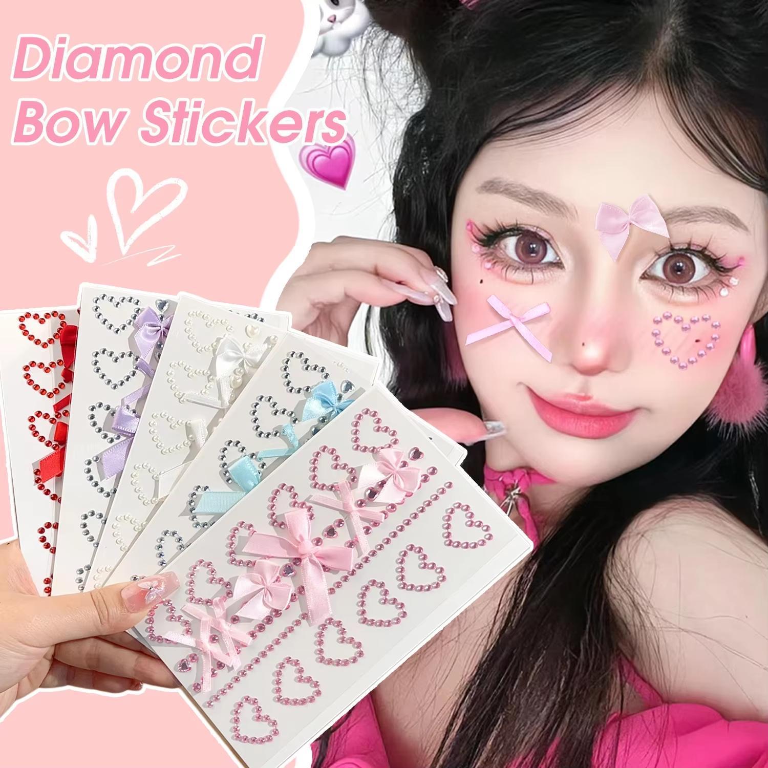 1 Sheet Red Ribbon Bow Sparkly – Body Jewelry Stickers Bewertung und Preis