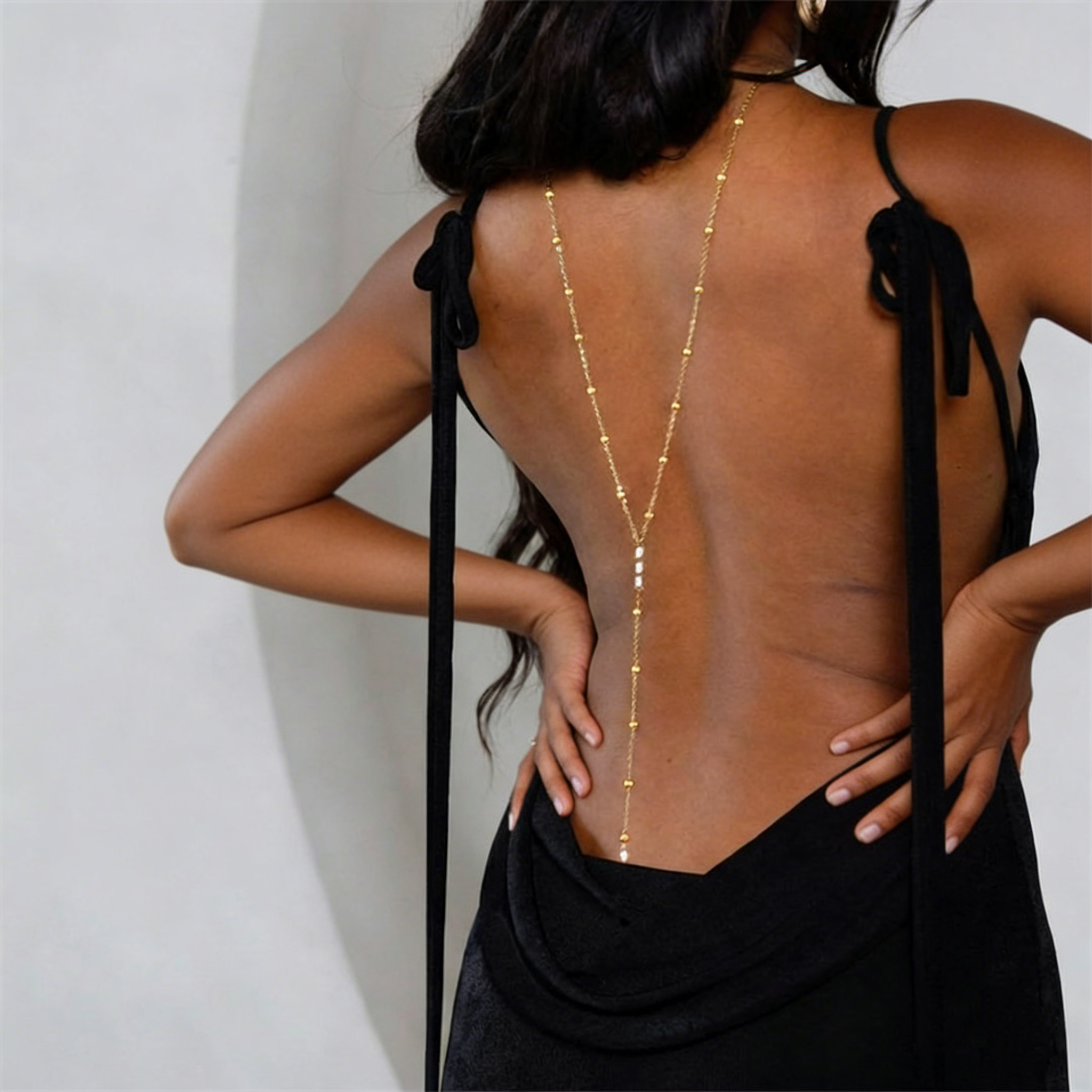 Retro Long Link Chain Women's  – Body Jewelry Back Bewertung und Preis