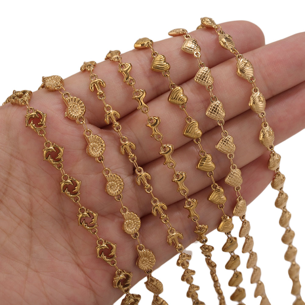 1M PVD Gold Stainless Steel He – Body Jewelry Beach Bewertung und Preis