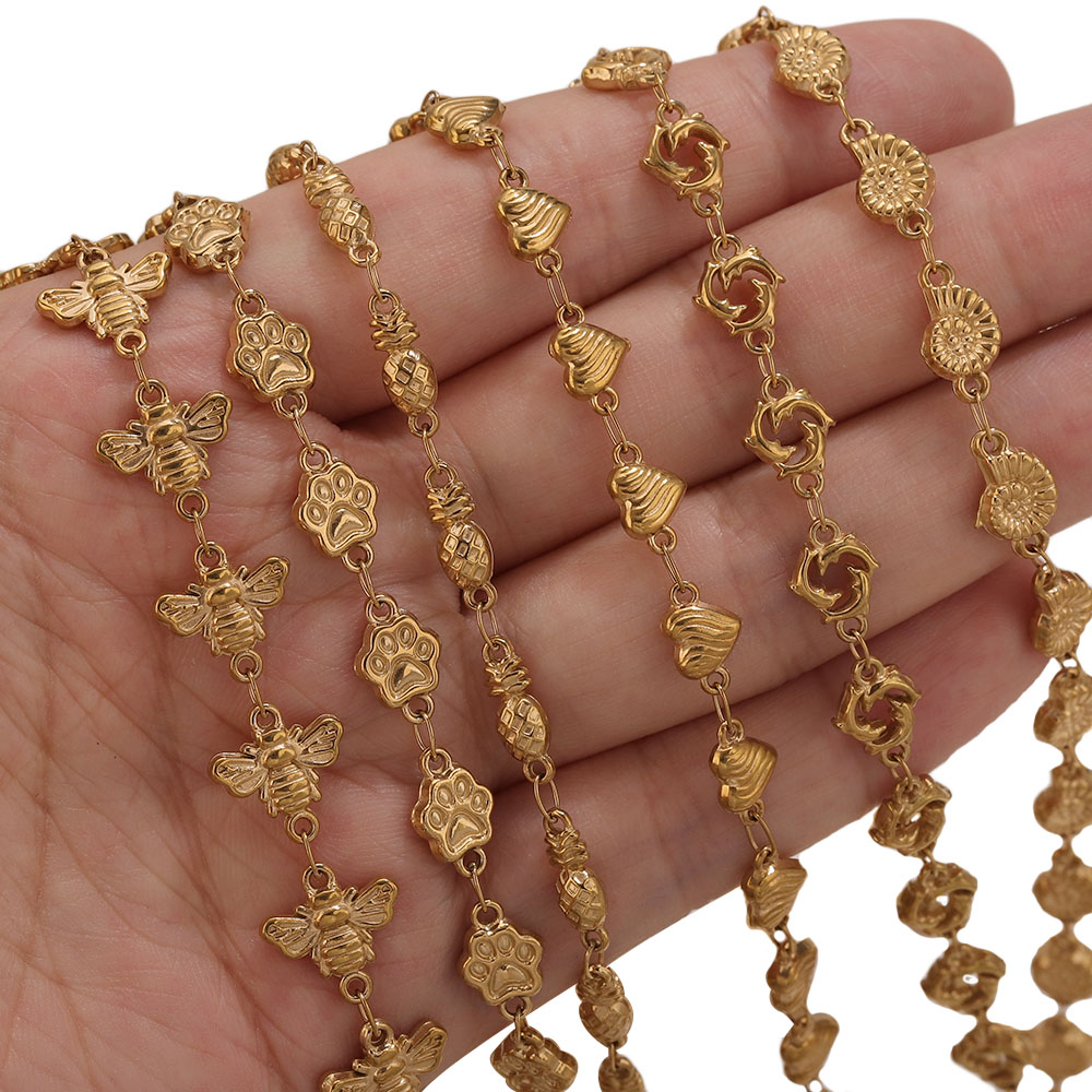 1M PVD Gold Stainless Steel He – Body Jewelry Beach Bewertung und Preis