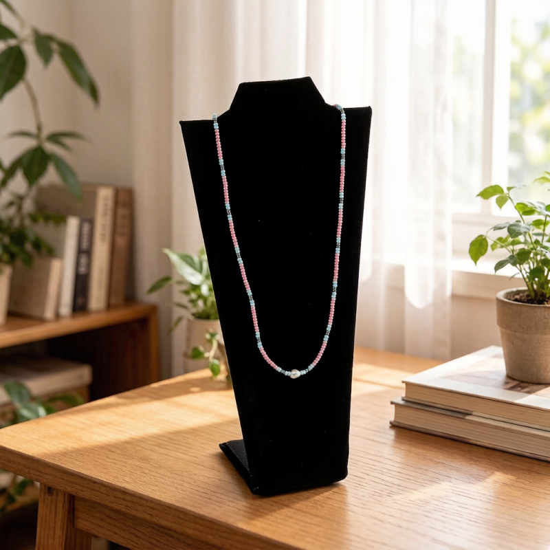 Velvet Necklace Display Stand, – Body Jewelry Holder Bewertung und Preis