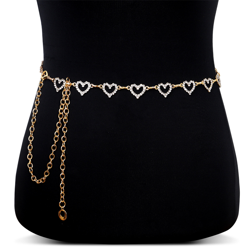Fashion Rhinestone Heart Waist – Qualiti Body Jewelry Bewertung und Preis