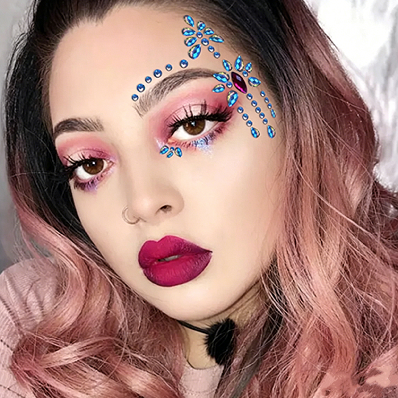 Half Face Mermaid Rhinestone S – Body Jewelry Stickers Bewertung und Preis