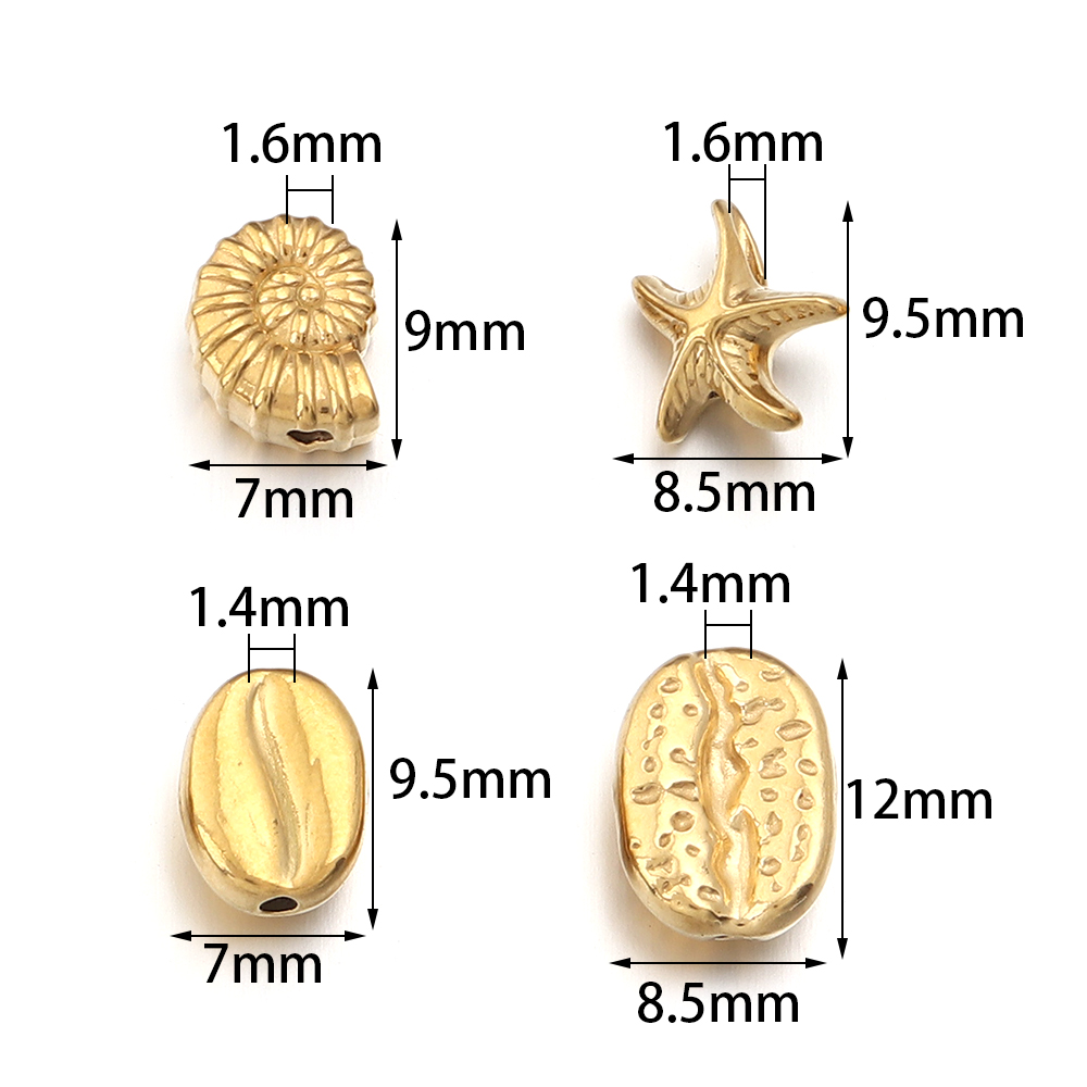 5pcs Stainless Steel Ocean Ani – Body Jewelry Beach Bewertung und Preis