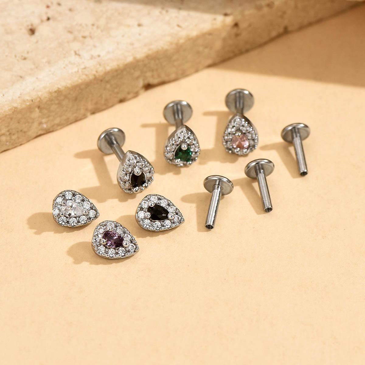 316L Stainless Steel Labret St – Body Jewelry Back Bewertung und Preis