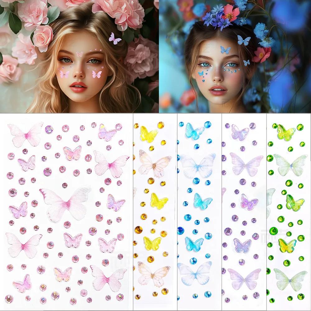 1sheet Eyes Face Makeup Butter – Body Jewelry Stickers Bewertung und Preis