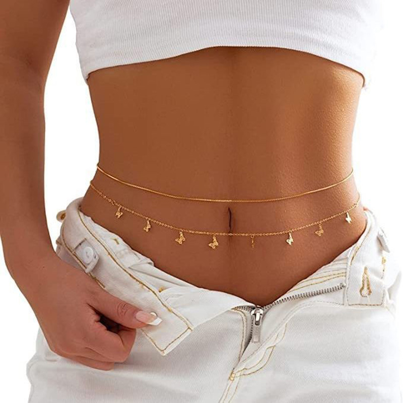 Fashion Simple Double Layer Be – Body Jewelry Beach Bewertung und Preis