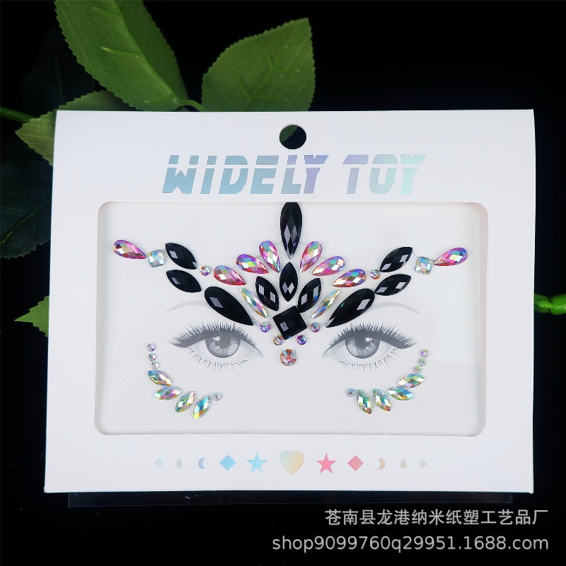 Sparkling Acrylic Rhinestone F – Body Jewelry Stickers Bewertung und Preis