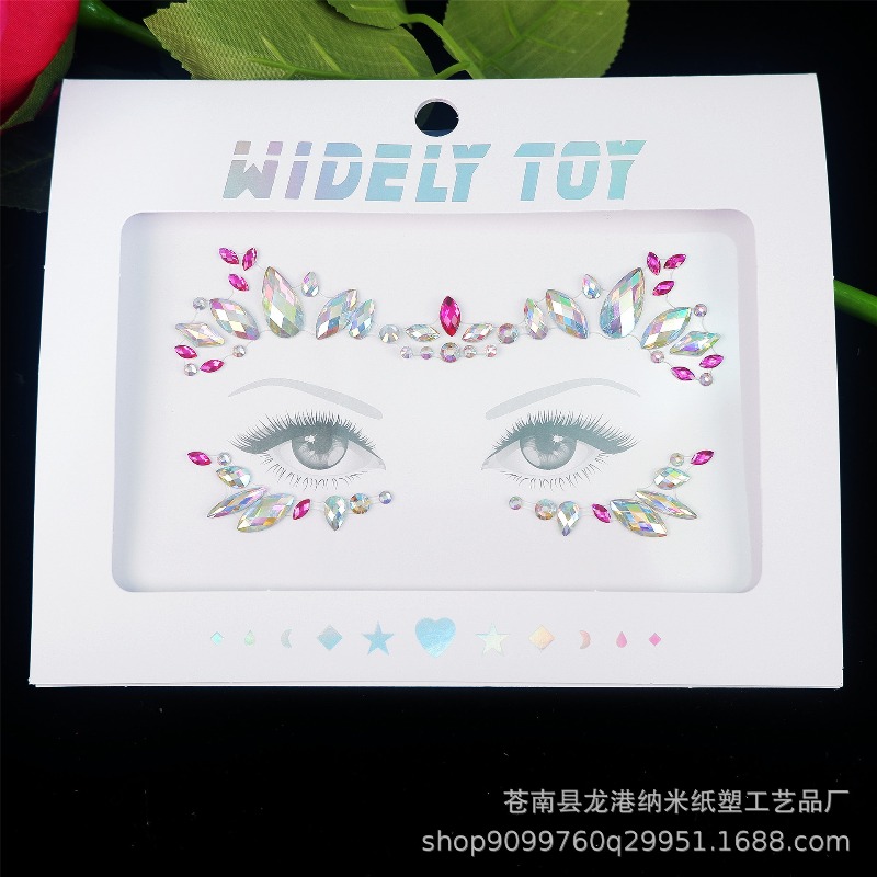 Sparkling Acrylic Rhinestone F – Body Jewelry Stickers Bewertung und Preis