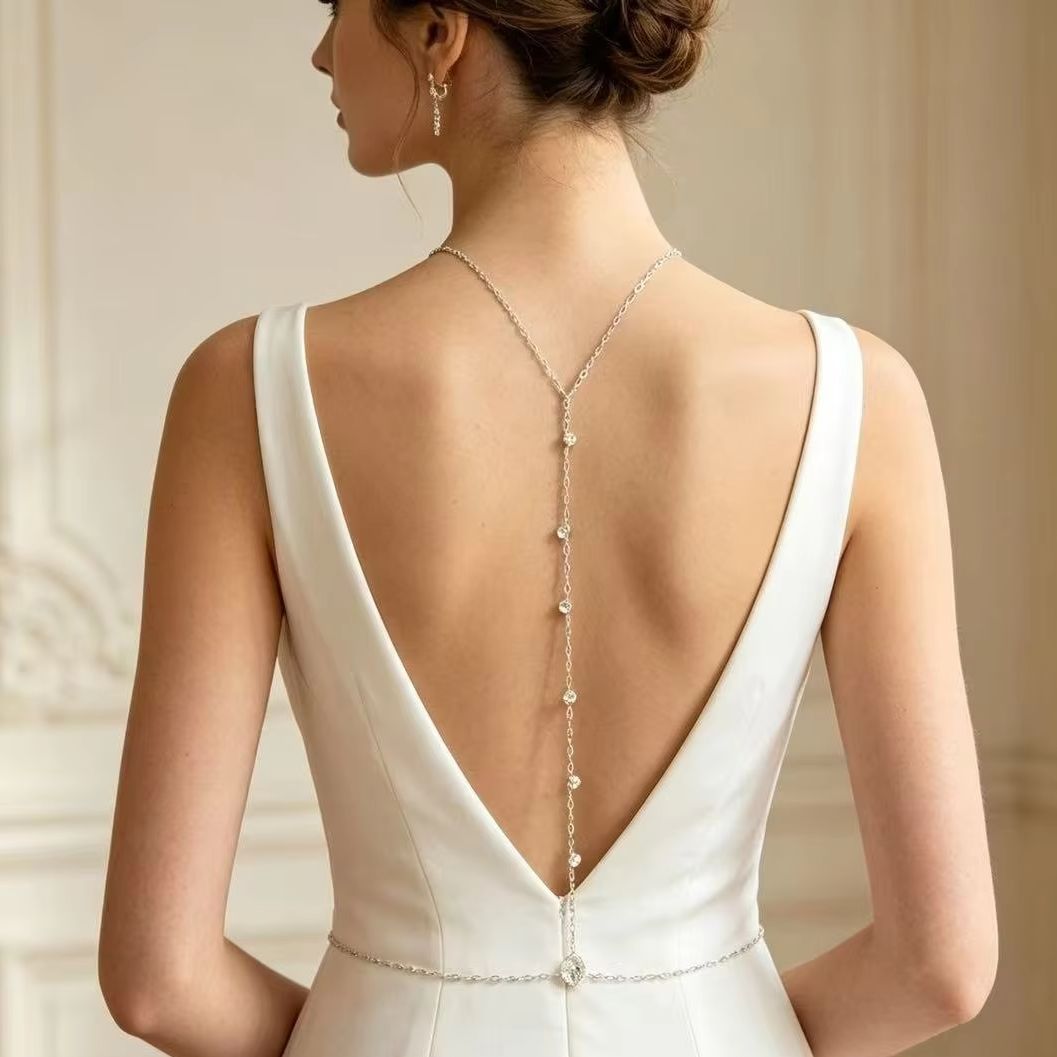 Back Body Chain Zircon Spine C – Body Jewelry Back Bewertung und Preis